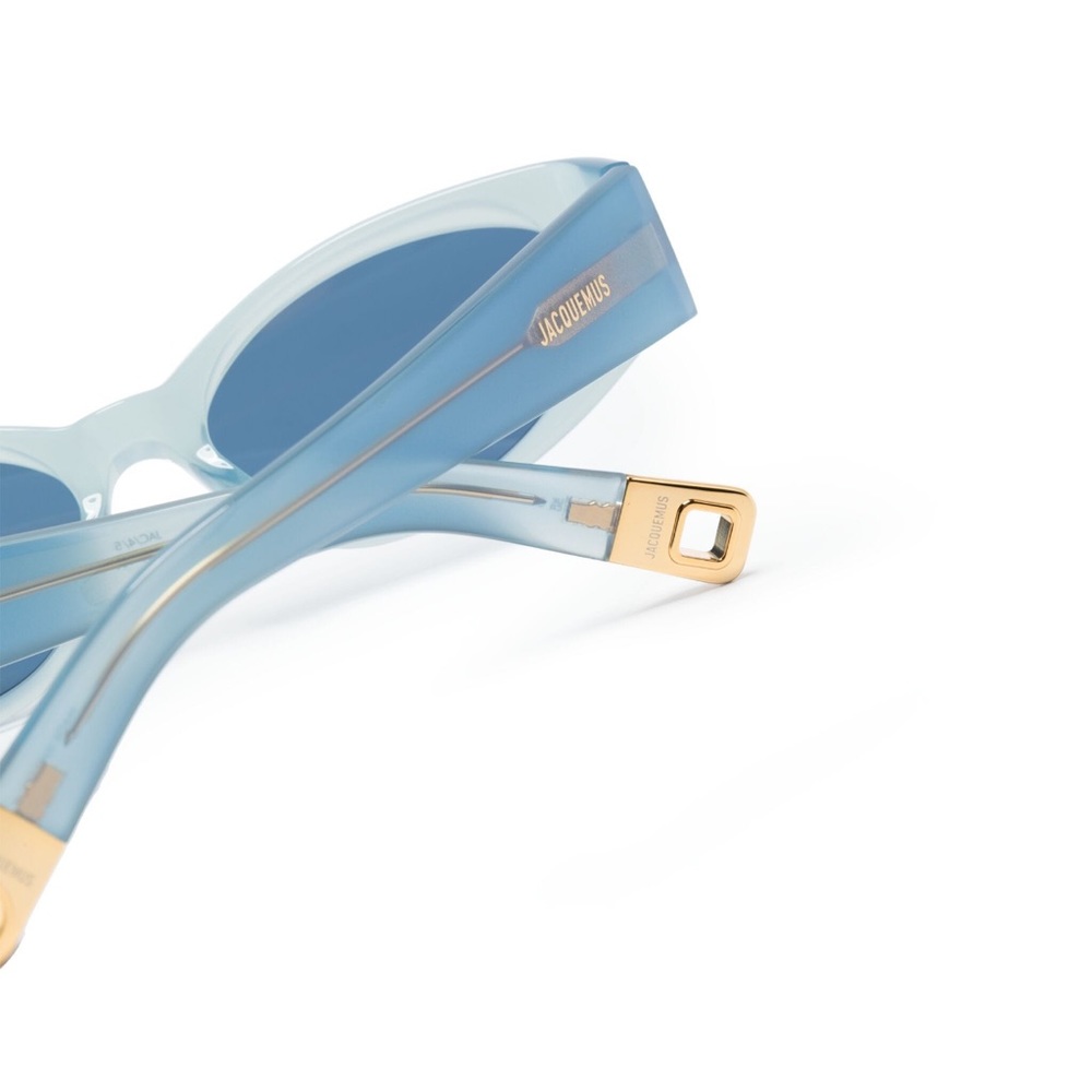 Jacquemus Holographic oval-frame Sunglasses - Picture 5 of 6
